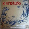 Antiguo vinilo - Old Vinyl .-R. STRAUSS - METAMORFOSIS, LAS CUATRO ...