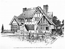 Bertram Grosvenor Goodhue, Architect (1869-1924) A Half Timbered ...