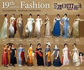 19th Century Early. Collage of Women's Fashions. | 19th century fashion ...