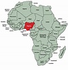 Nigeria location in africa map - Map of nigeria location in africa ...