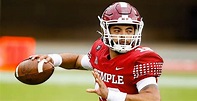 Kamal Gray, Temple's starting QB in 2020 finale, leaves team