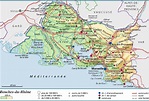 Carte, plan et itinéraire département Bouches-du-Rhône 13