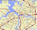Map of Norfolk Virginia - TravelsMaps.Com