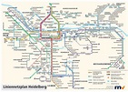 a subway map with all the stops and directions to go on it in different ...