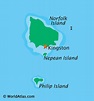 Mapas de Isla Norfolk - Atlas del Mundo