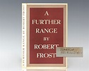 A Further Range Robert Frost First Edition Signed