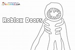 Dibujos de Roblox Doors para Colorear