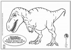 Dibujos de Dinosaurios para colorear: El Tiranosaurio Rex ...