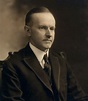 Image:Calvin Coolidge, bw head and shoulders photo portrait seated ...