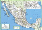 Map of Mexico cities: major cities and capital of Mexico