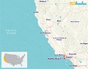 Map of Malibu, California - Live Beaches