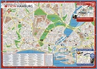 Hamburg Map Tourist Attractions - TravelsFinders.Com