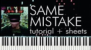 James Blunt - Same Mistake - Piano Tutorial - How to Play - YouTube