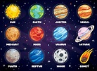 planetas de colores del sistema solar 2391264 Vector en Vecteezy