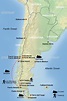 StepMap - Map of Patagonia - Landkarte für Chile