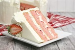 Strawberry Moscato Cake with Cream Cheese Buttercream Frosting - My ...