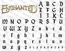 Enchanted Font, Enchanted Svg, Enchanted Font Svg, Enchanted Font ...