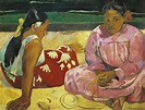 Artist Paul Gauguin in Tahiti