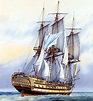 El Glorioso | Navío de línea, Pinturas de barcos, Arte de barcos