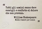 Migliori frasi, citazioni e aforismi di William Shakespeare (testo e ...