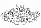 PAW Patrol Mighty Pups Zuma Coloring Pages Paw pups