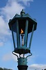 Street Light At Night - Gas Lanterns Lantern Light Brass Mount Lights ...