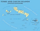 Mapas Imprimidos de Islas Turcas y Caicos con Posibilidad de Descargar