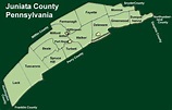 Juniata County Pennsylvania Township Maps