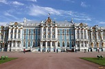 Palacio de Catalina, residencia de verano de los zares. San Petersburgo ...