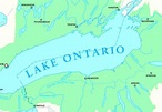 Lake Ontario Map Canada