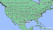 Where is San Antonio, TX? / San Antonio, Texas Map - WorldAtlas.com