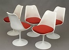 Set of 5 Tulip chairs by Eero Saarinen - Design Market
