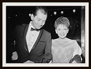 Judy is absolutely radiant in this picture with husband Mark Herron ...