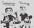 Classic Cartoons Unite! by CelmationPrince | Classic cartoons, Old ...