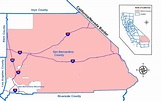 Map Of San Bernardino County California - Printable Maps