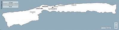 La Guaira Mapa gratuito, mapa mudo gratuito, mapa en blanco gratuito ...