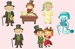 A Christmas Carol Clip Art Collection (391044) | Illustrations | Design ...