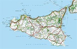 Mappa Della Sicilia Dettagliata - Cartina Italia