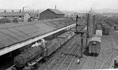 Rose Grove Station, with westbound coal... © Ben Brooksbank cc-by-sa/2. ...