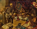 Carstian Luyckx, Memento Mori Still Life (c. 1650) | Vanitas, Vanitas ...