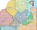 Mapa de Copenhague con planos en detalle para tu viaje
