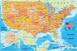 Map of USA politically (Country) | Welt-Atlas.de