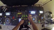 Mixing 4 CDJS with a GoPro - YouTube