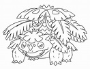 Mega Venusaur Coloring Pages - Coloring Home