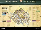 York map, UK Stock Photo - Alamy