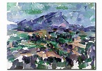 Cuadro famoso La montaña de Sainte-Victoire - Paul Cézanne - Pintores ...