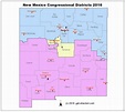 Map of New Mexico Congressional Districts 2016