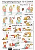 Kostenfreies Poster mit Entspannungsübungen für Kinder | Rundfux | Yoga ...
