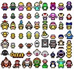 Pixel Super Mario Sprites by mudkat101 on @DeviantArt | Pixel art ...