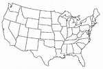 15 Mapas dos Estados Unidos para Imprimir e Colorir - Online Cursos ...